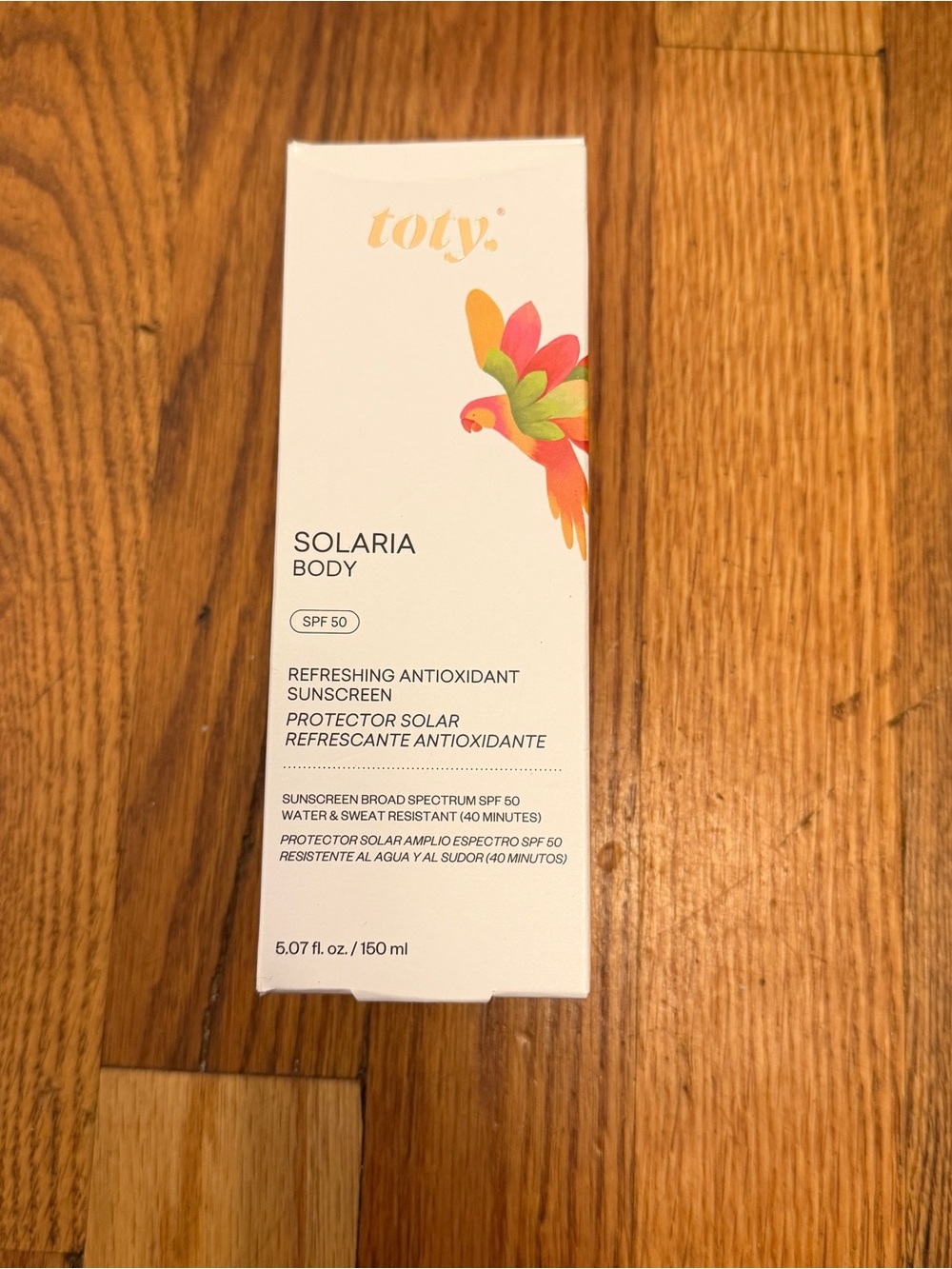 Toty Solaria Body SPF 50 Refreshing Antioxidant Sunscreen